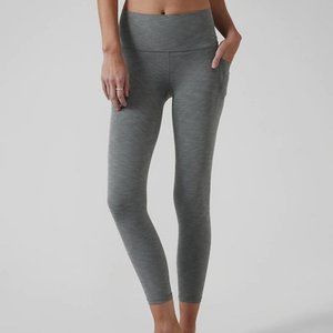 Athleta Gray Ultimate Stash Pocket Tights Size L
